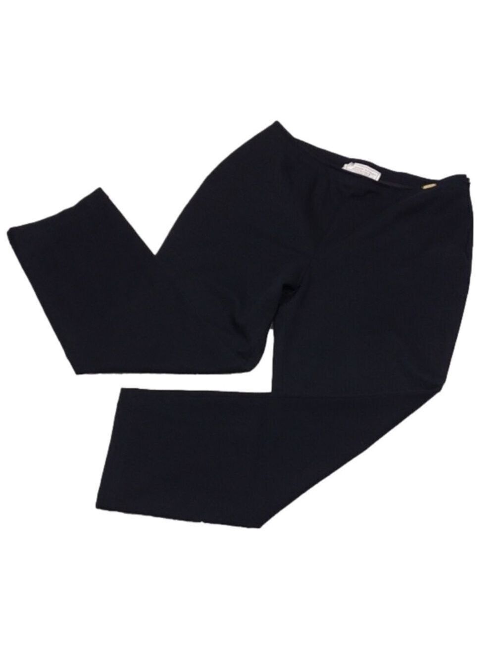 St. John Sport Essentials by Marie Gray Black High Rise Straight Leg Ankle Pant